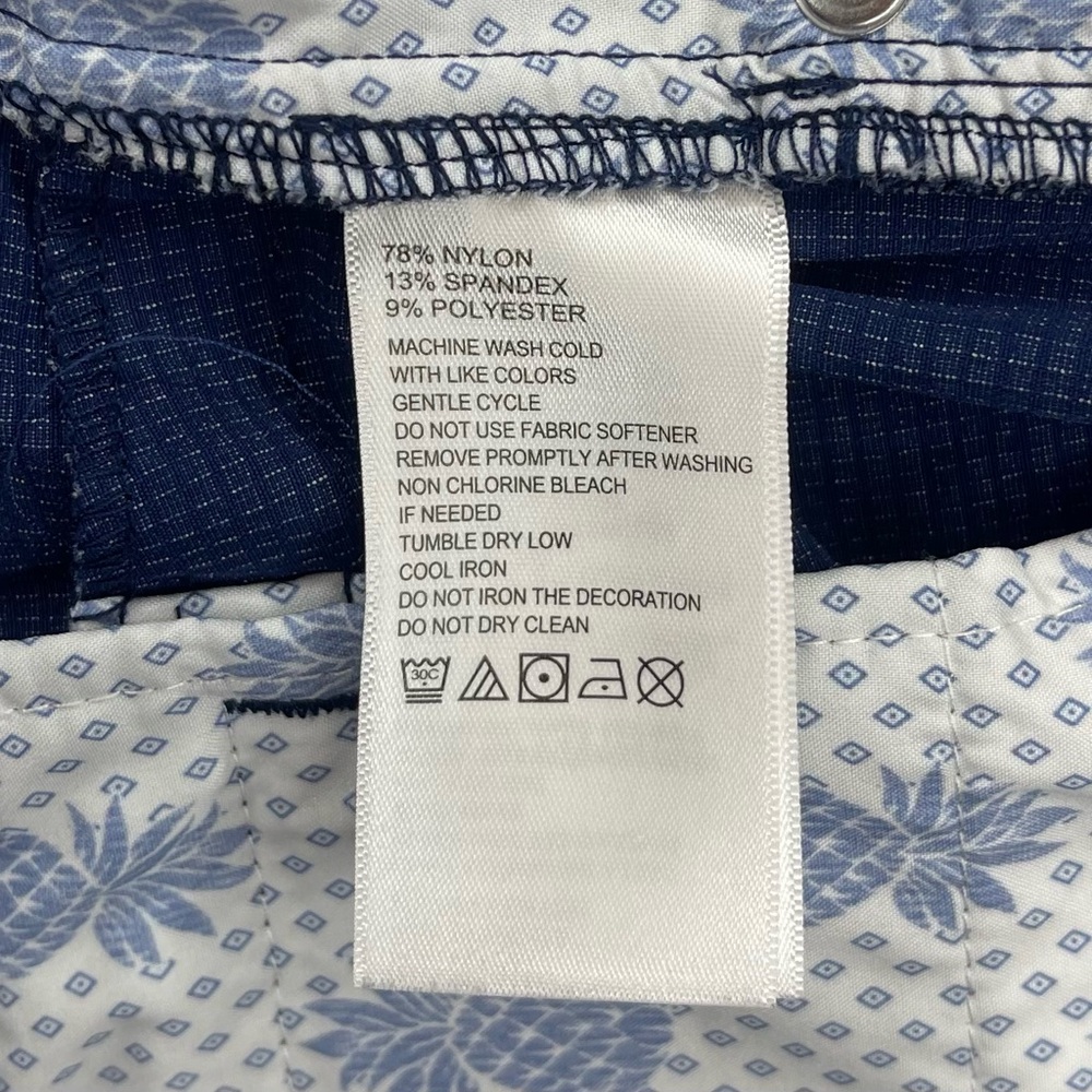 Tommy Bahama Pants Mens 38x32 (Fits 38x31) Blue Chip Shot 5 Pocket Performance - Picture 11 of 13